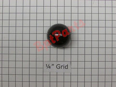 1119-2151 Black Ball Knob